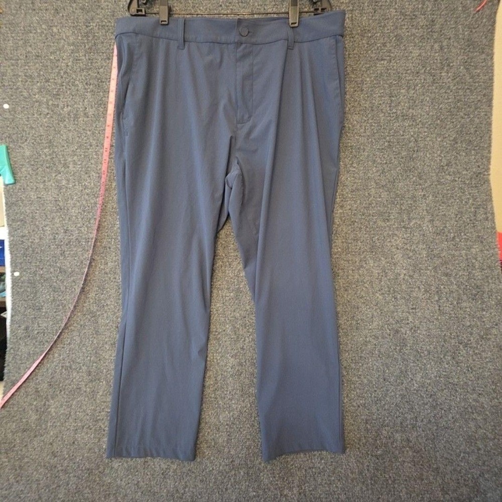 Rhone Dress Pants Mens 38 Blue Performance Chino Recycled Nylon Stretch